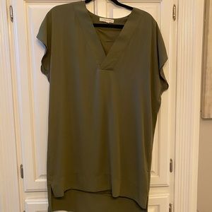 Blue Spero hunter green dress